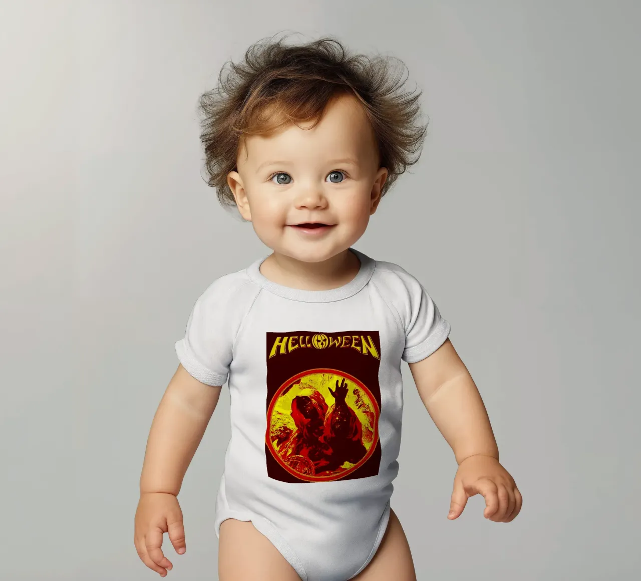 helloween body neonato maniche corte da vanhesling