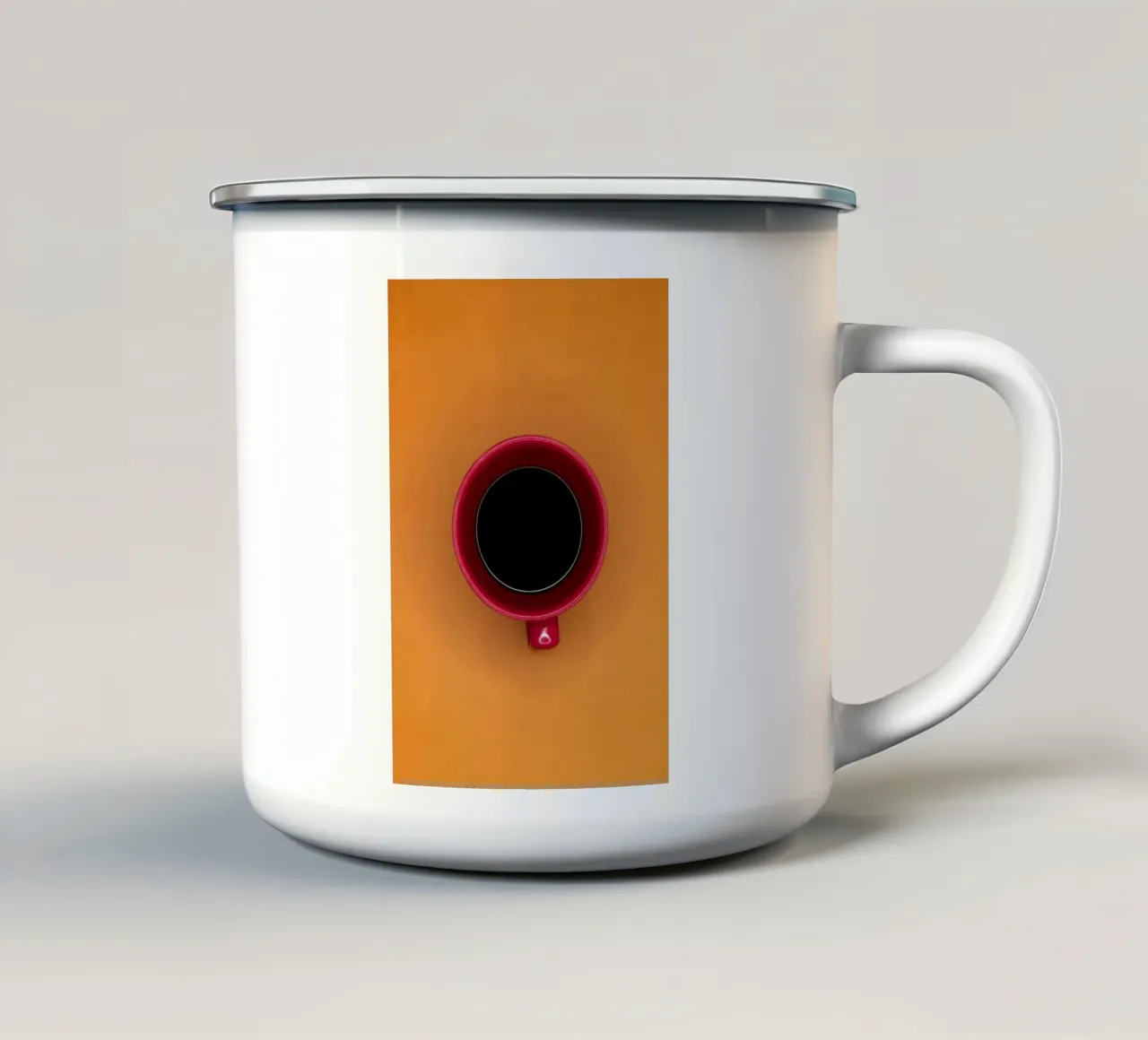 Kaffeetasse in Geschirr Emaille Tasse von cofa home