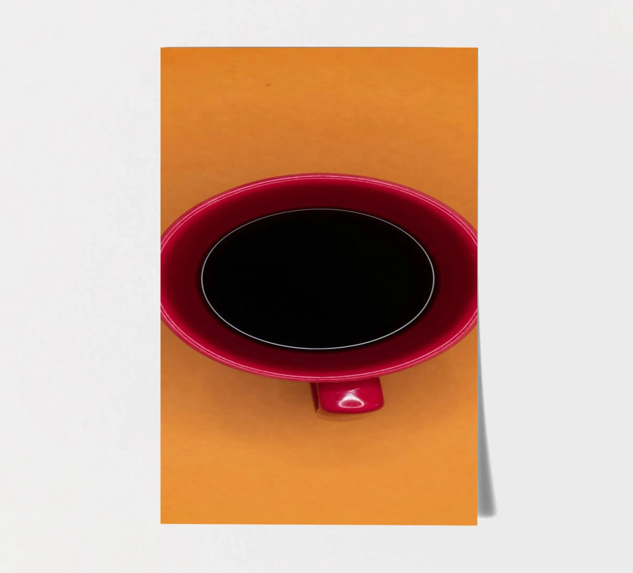 Kaffeetasse in Geschirr Stickerbogen von cofa home