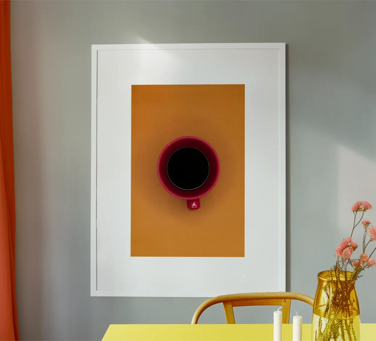 tasse à café dans la vaisselle poster de cofa home