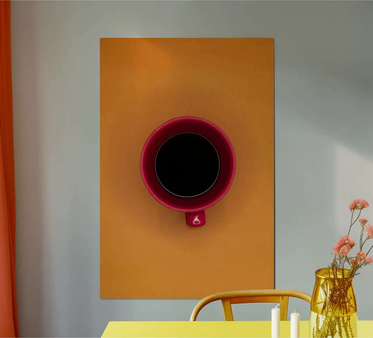 tasse à café dans la vaisselle poster de cofa home