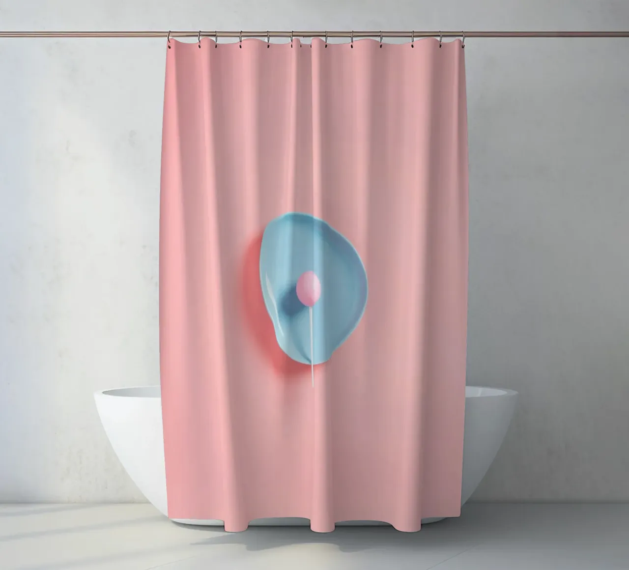 lollipop plate shower curtain by cofa home