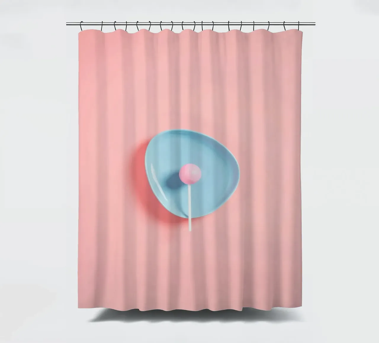 lollipop plate shower curtain by cofa home