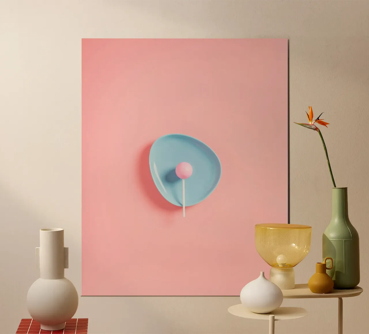 piatto lecca-lecca poster da cofa home