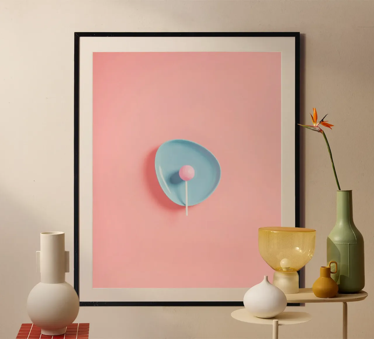 piatto lecca-lecca poster da cofa home