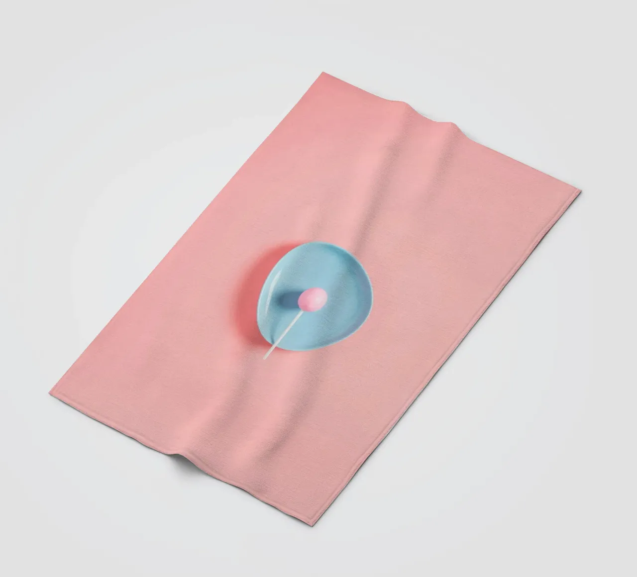 lollipop plate fleece blanket by cofa home