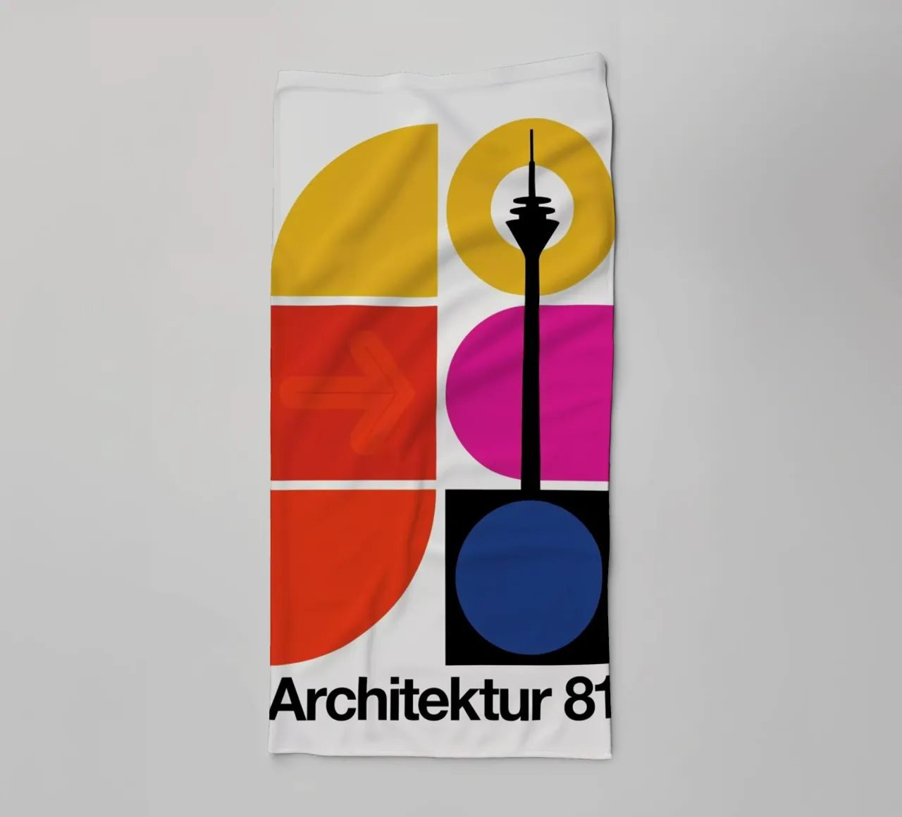 Architecture 81 towel by Bo Lundberg