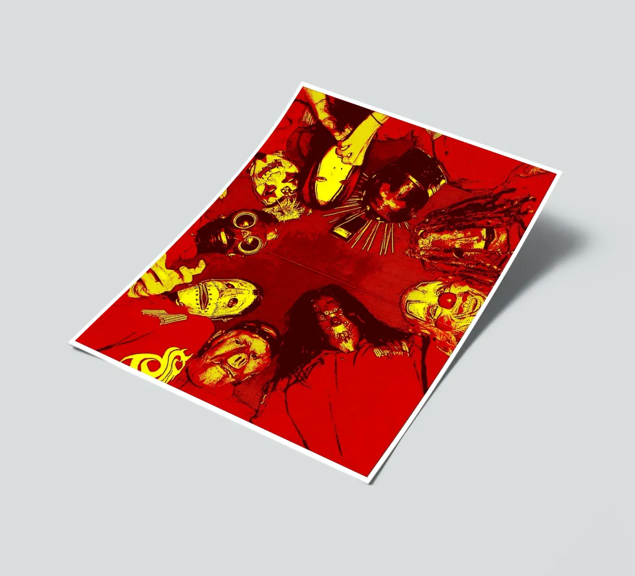 slipknot band art Stickerbogen von vanhesling