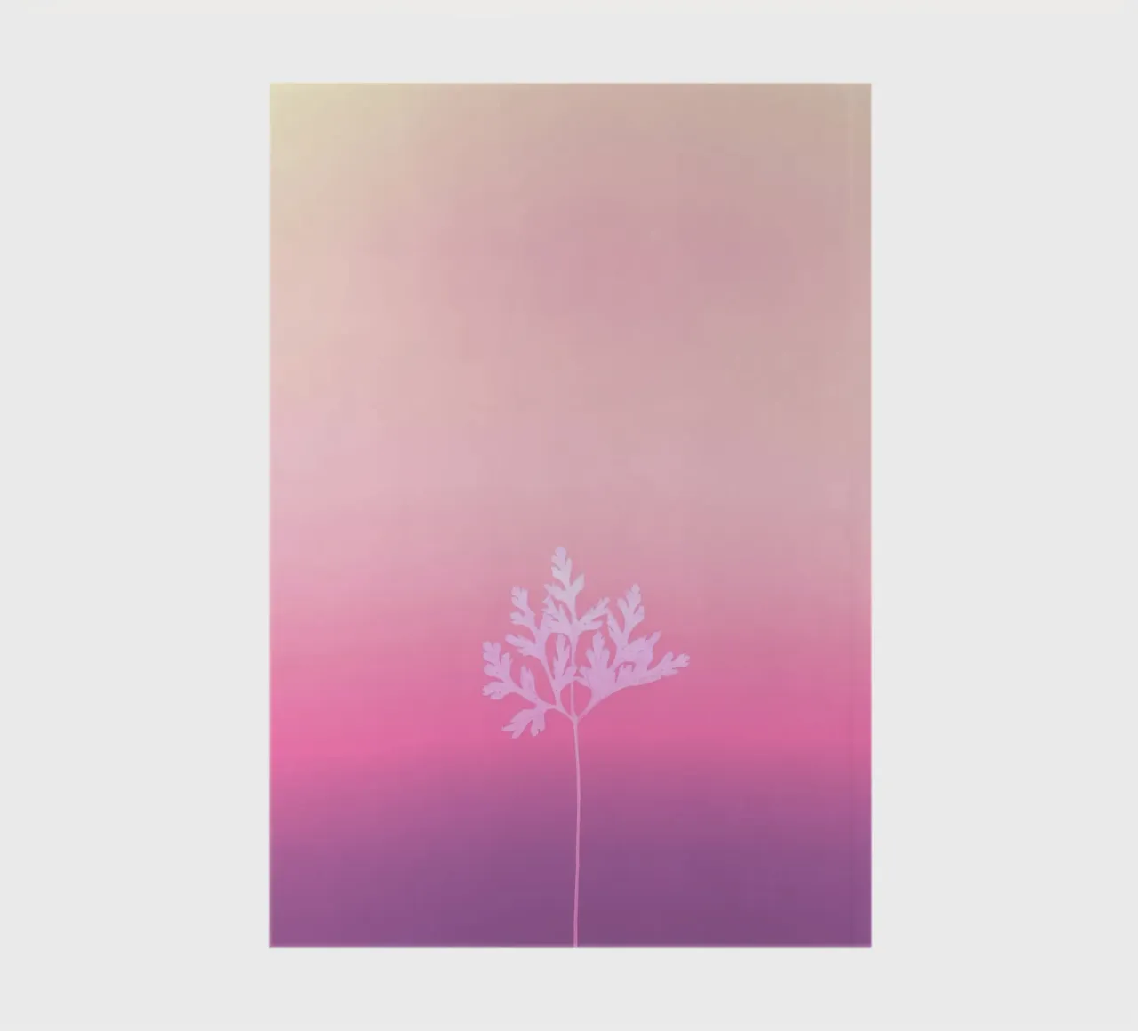 gradient single flower notebook by cofa home