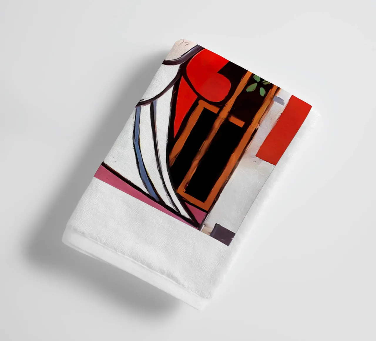 Grande nudo in poltrona rossa, Pablo Picasso asciugamano da bagno da careytowne1