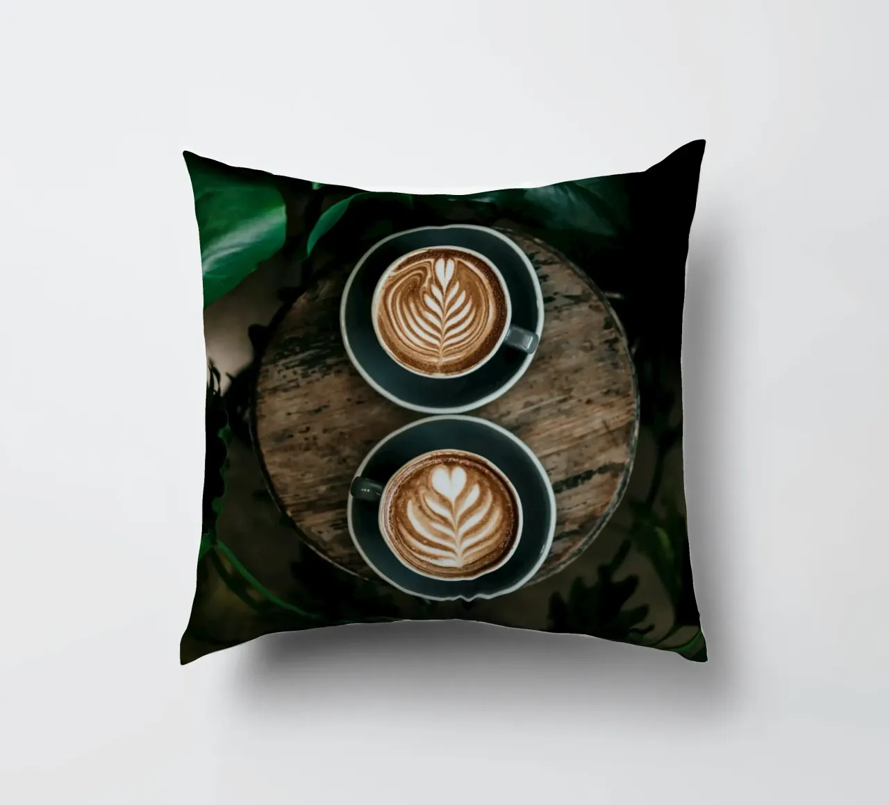 coppia di caffè cuscino da cofa home