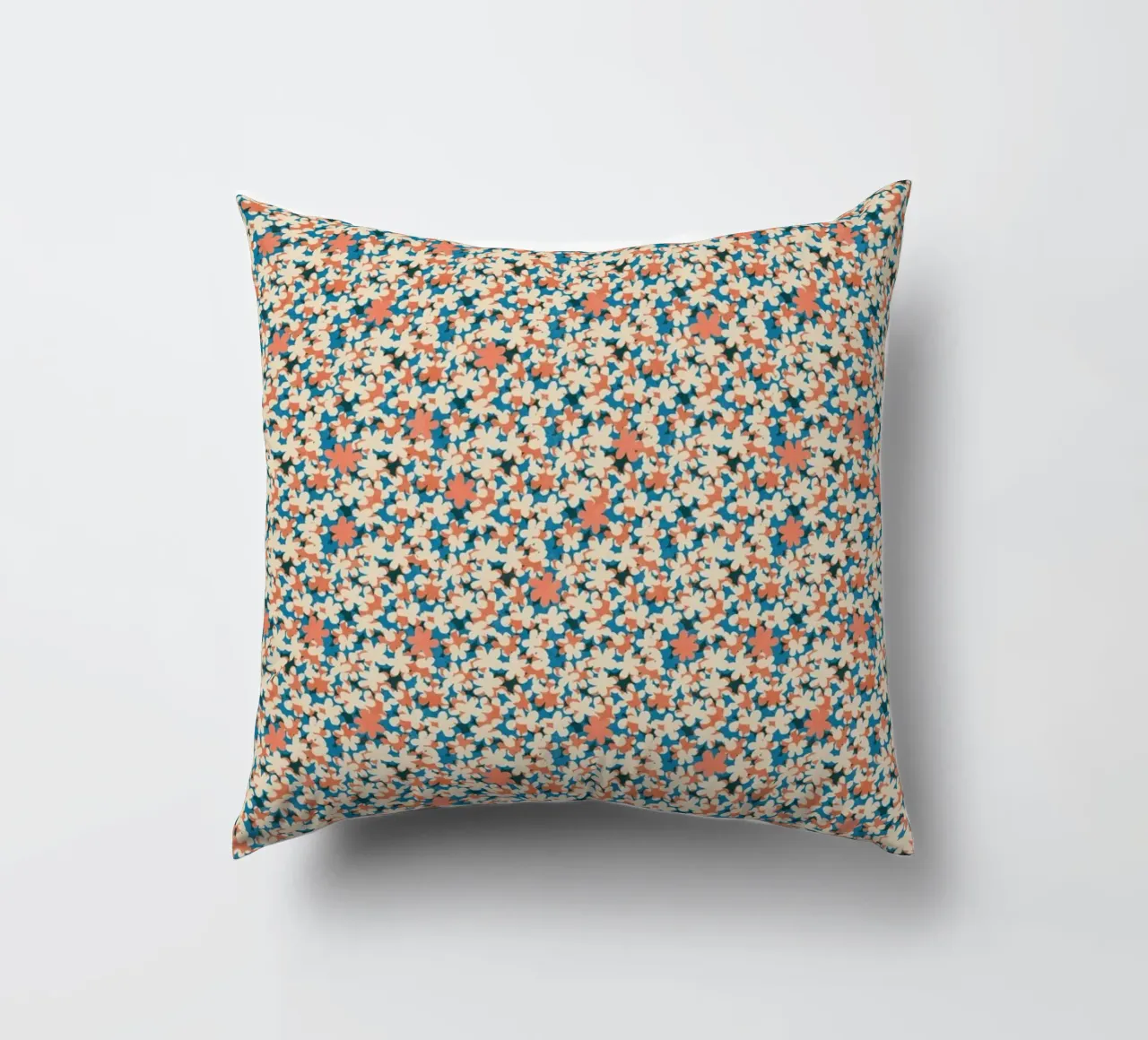 Cyano Pattern No 02 Kissen von treechild
