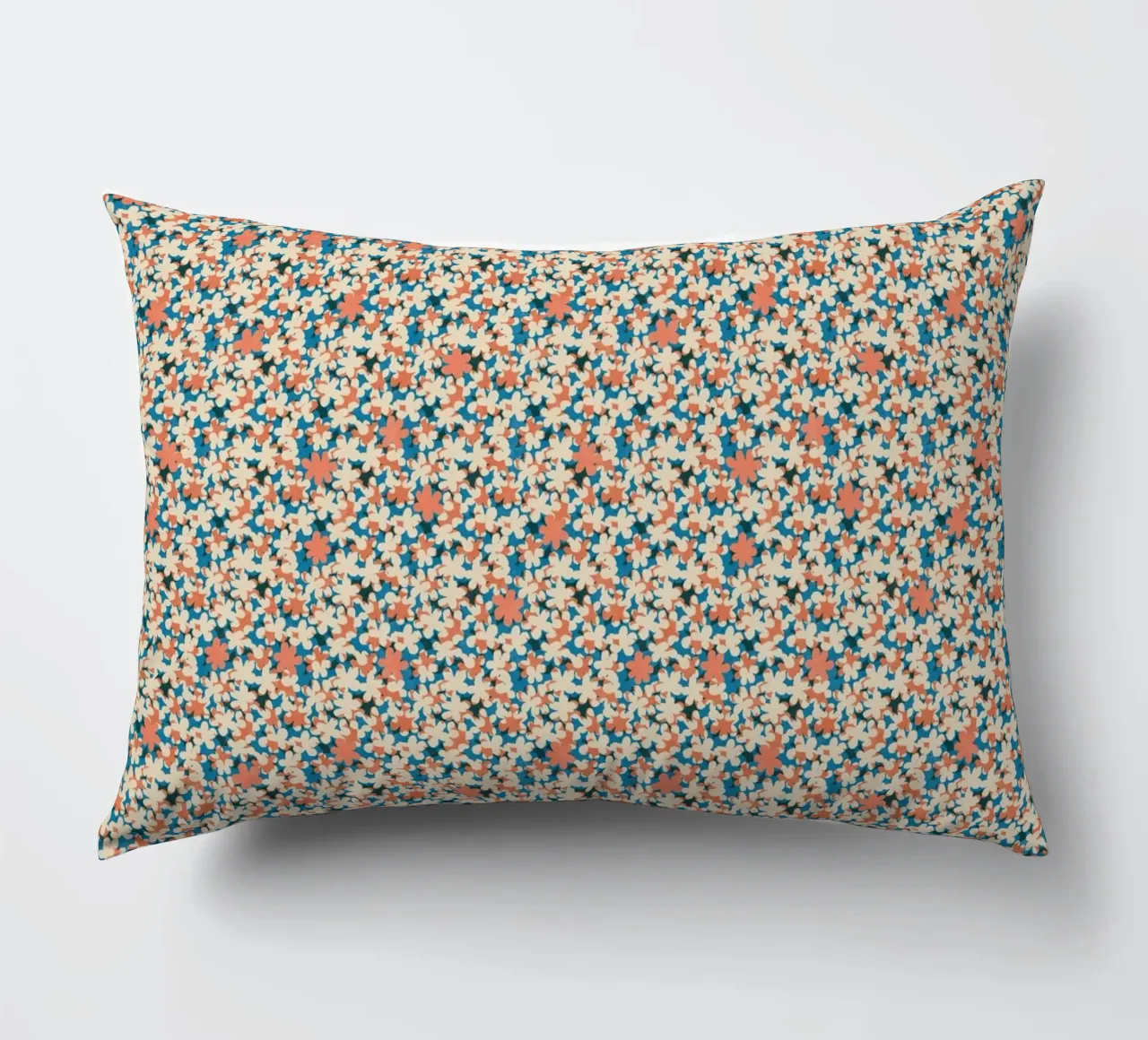 Cyano Pattern No 02 Kissen von treechild