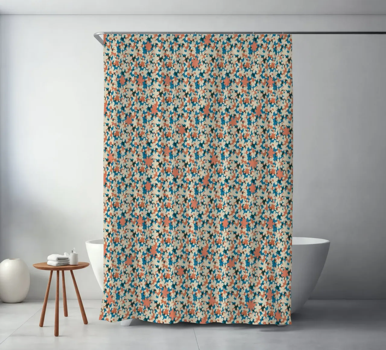 Cyano Pattern No 02 tenda da doccia da treechild