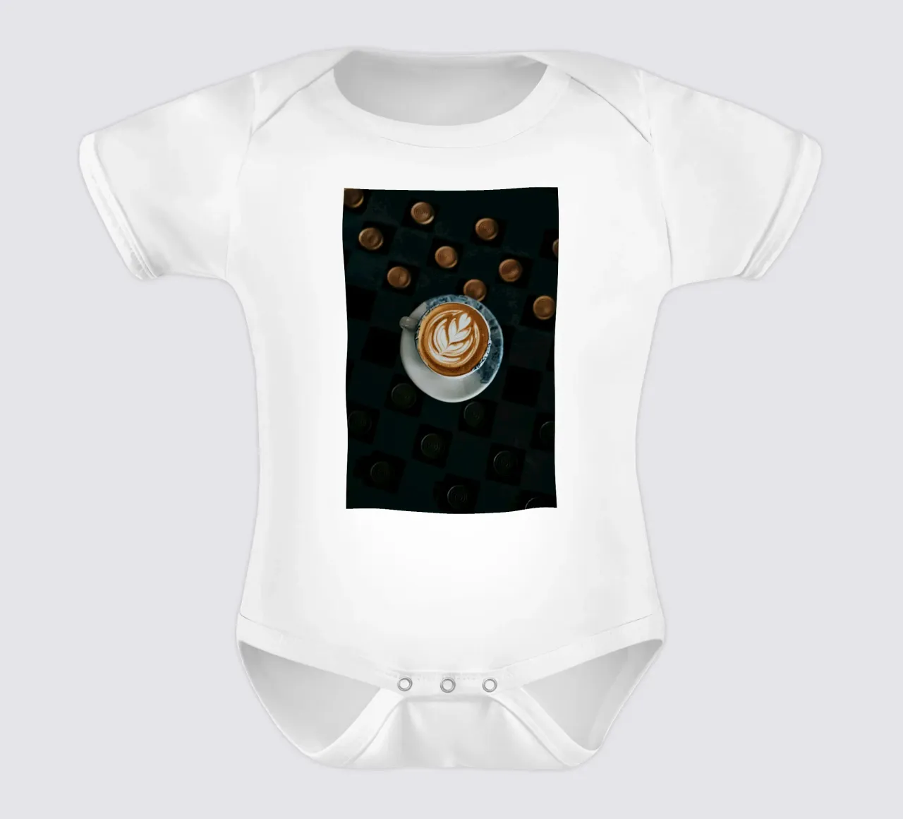 espresso latte art body neonato maniche corte da cofa home