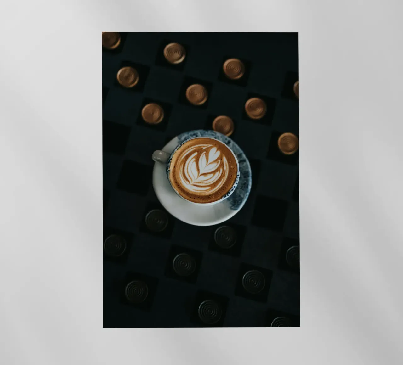 espresso latte art pellicola backlit da cofa home