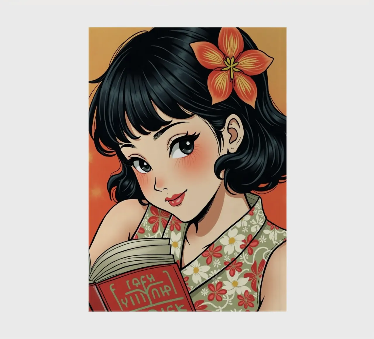 Japanese Goddess notebook by van hellen