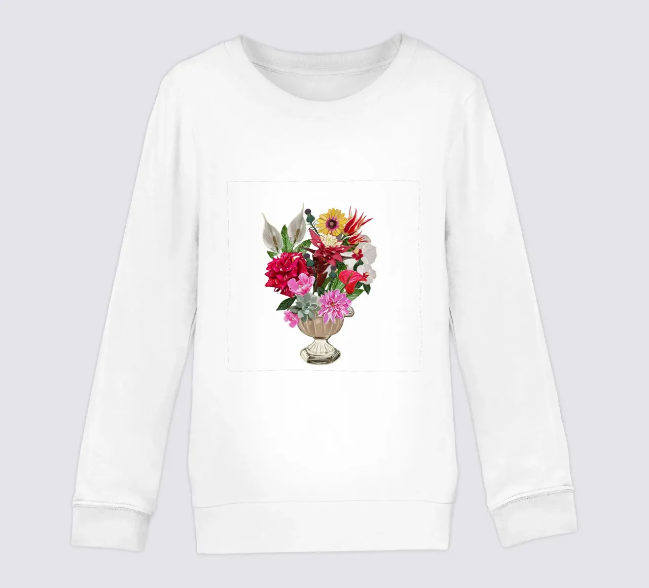 Bouquet di fiori colorati felpa bambino da gulsengunel