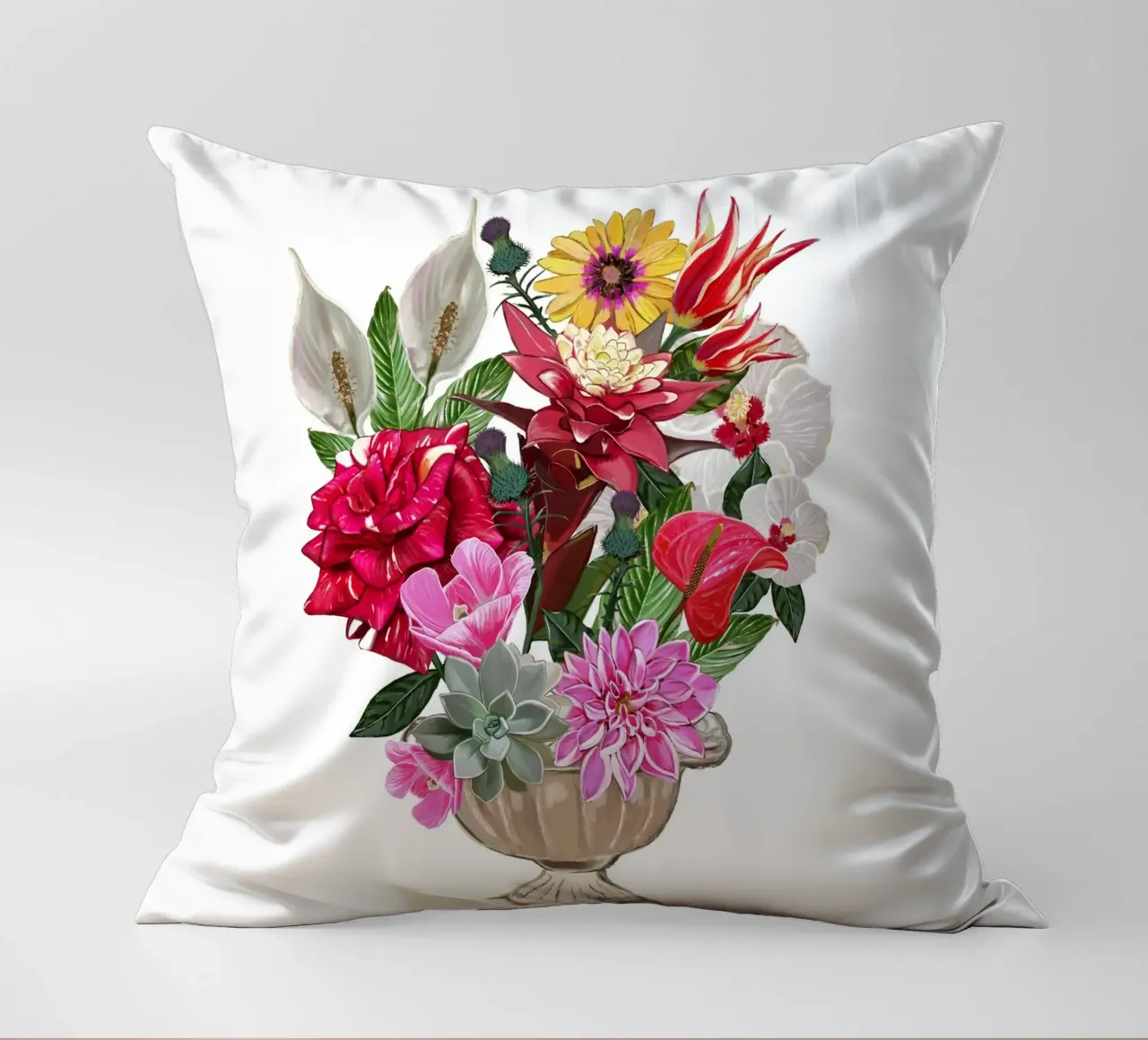 Bouquet di fiori colorati cuscino da gulsengunel