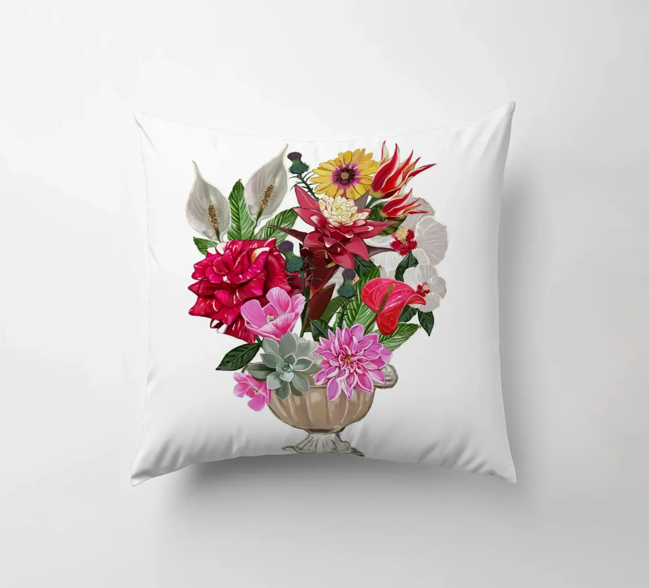 Bouquet di fiori colorati cuscino da gulsengunel