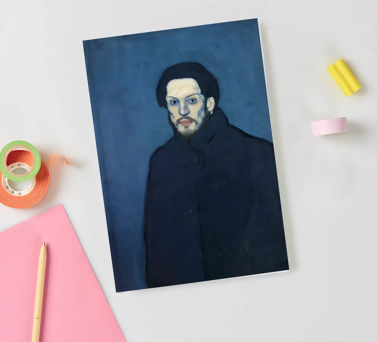 Self Portrait, Pablo Picasso notebook by careytowne1
