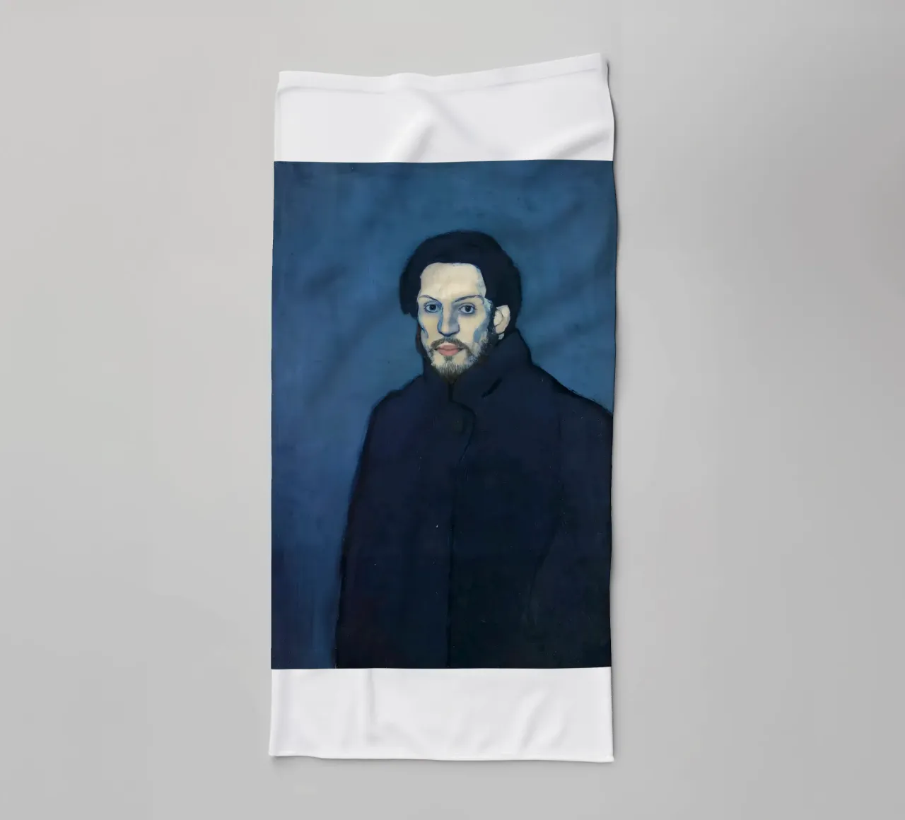 Self Portrait, Pablo Picasso towel by careytowne1