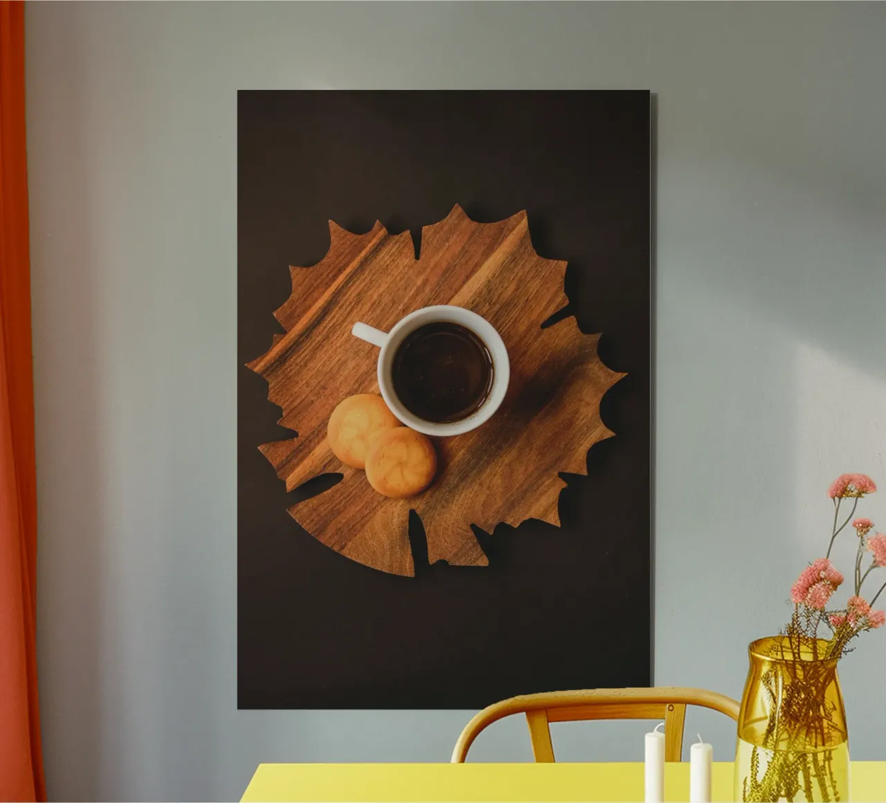 caffè in legno alluminio dibond da cofa home