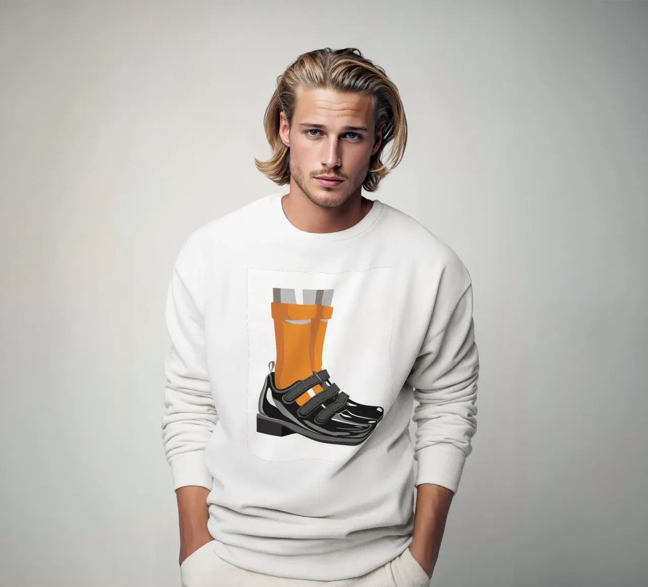 Sandal Sock Statement felpa da Peak Delusion