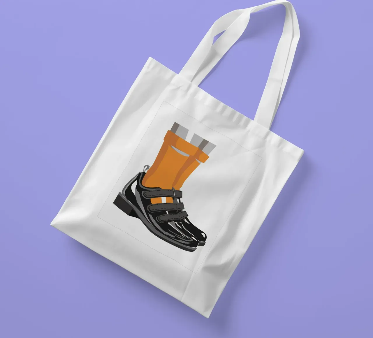 Sandal Sock Statement borsa in juta da Peak Delusion