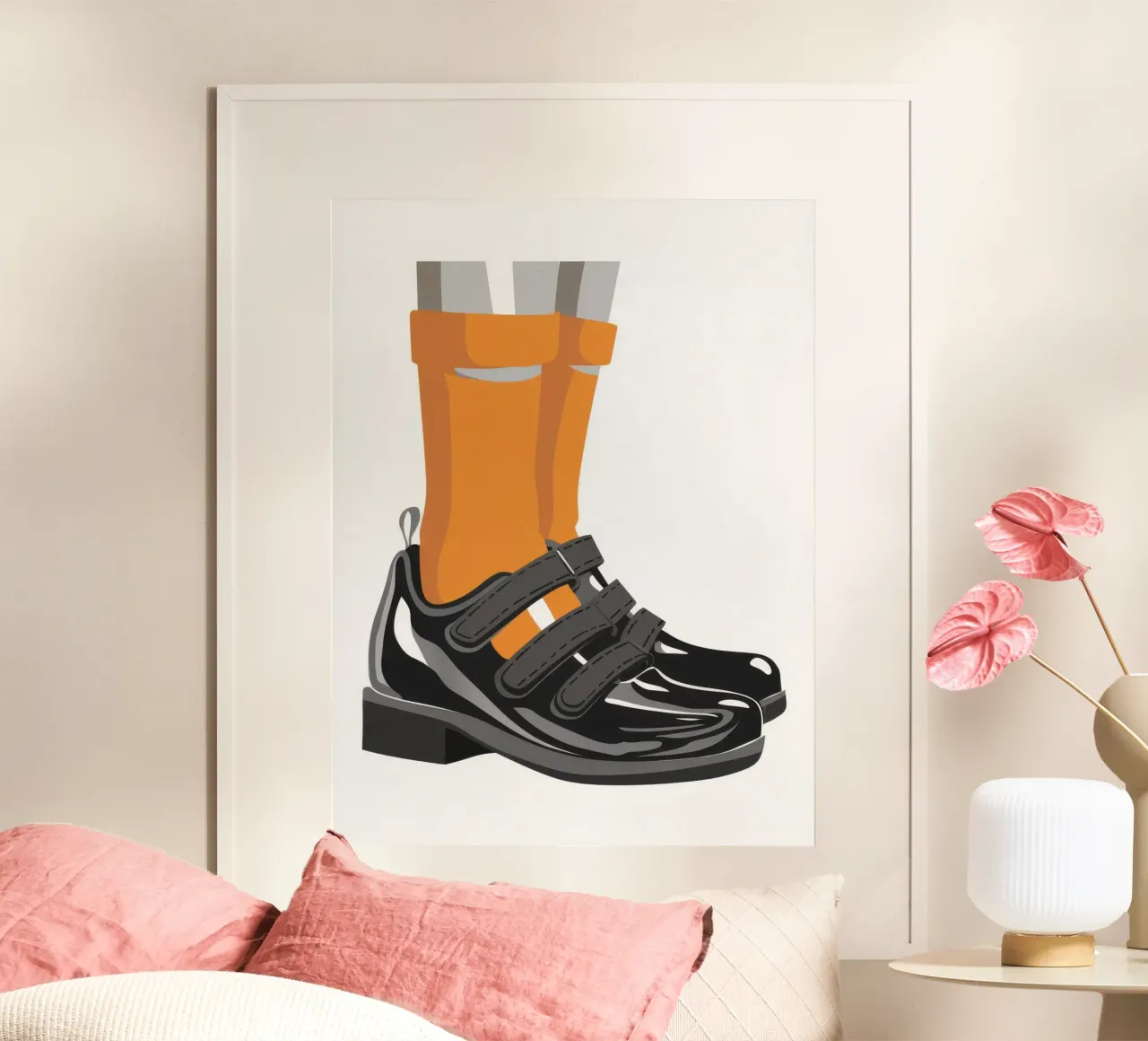 Sandal Sock Statement poster by Peak Delusion