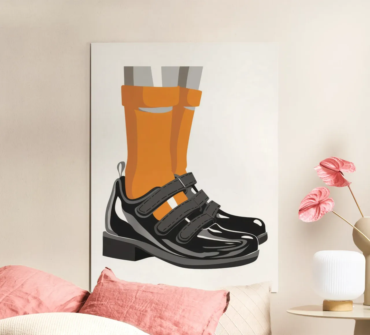 Sandal Sock Statement poster by Peak Delusion