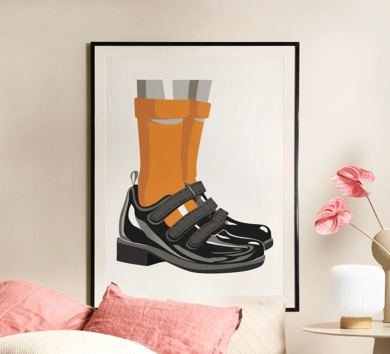 Sandal Sock Statement poster by Peak Delusion