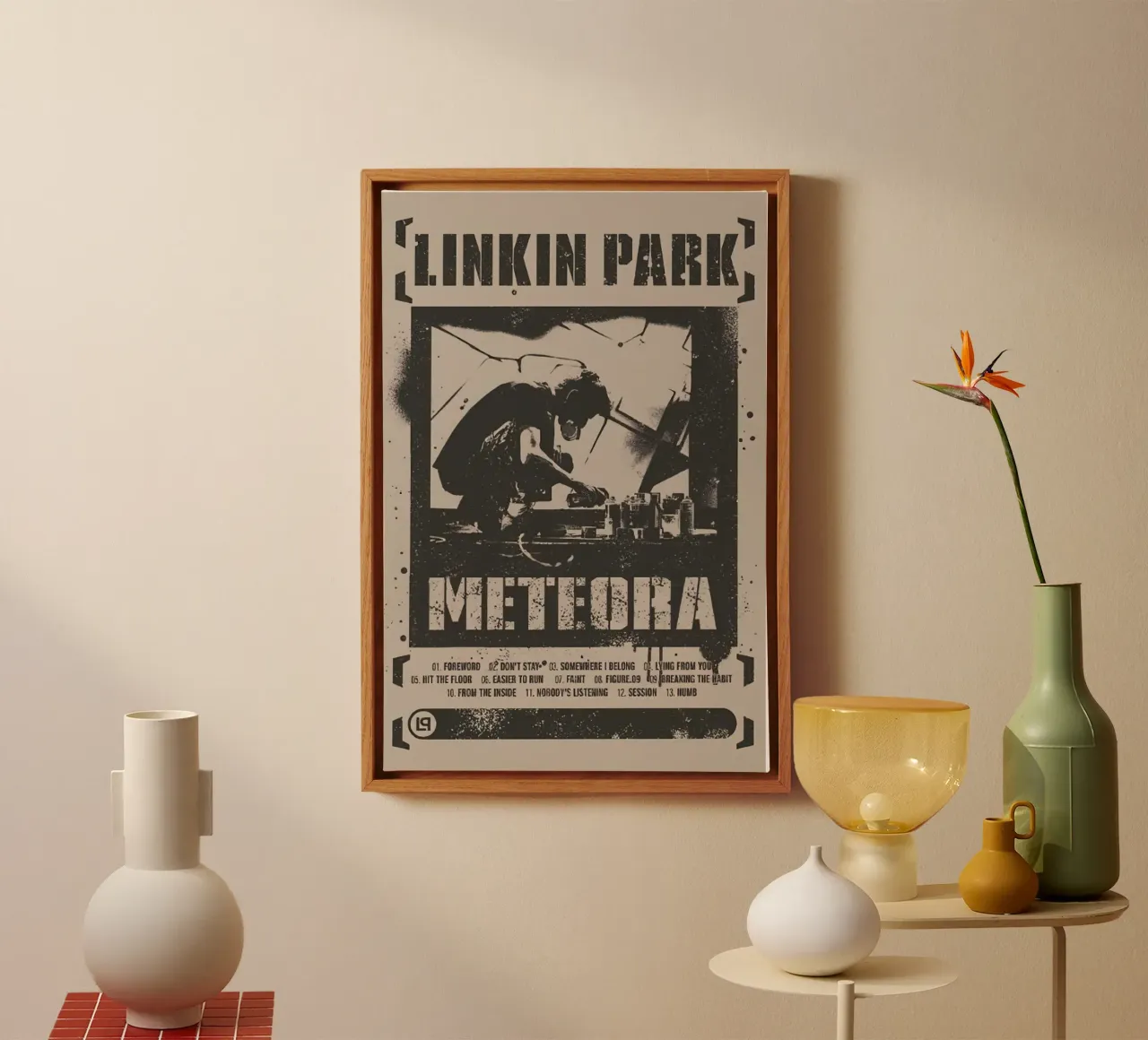 Linkin Park - Meteora tela con Cornice a cassetta da williamsshop