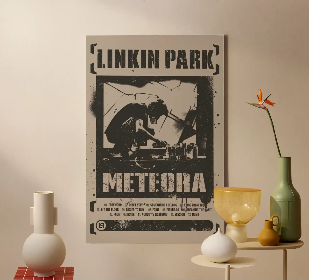 Linkin Park - Meteora tela con Cornice a cassetta da williamsshop