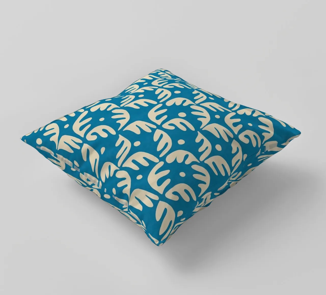 Cyano Pattern No 04 Kissen von treechild
