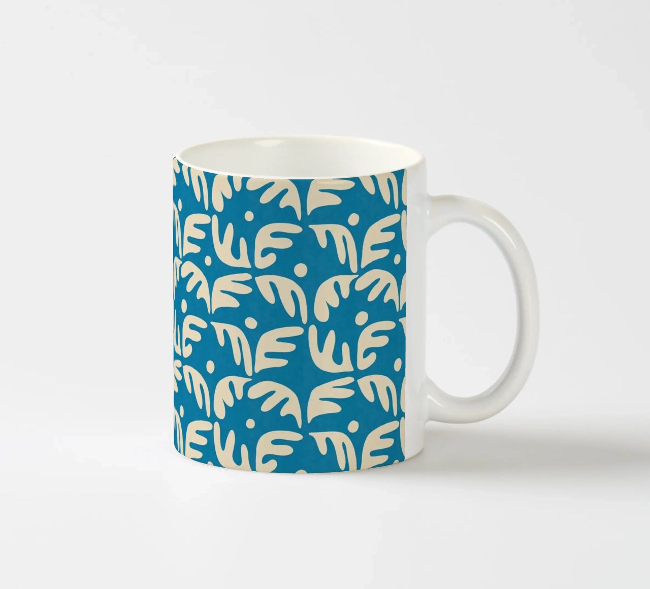 Cyano Pattern No 04 tazza in ceramica da treechild
