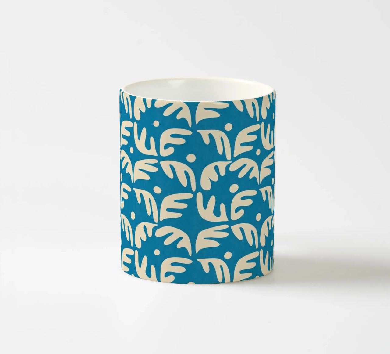 Cyano Pattern No 04 tazza in ceramica da treechild