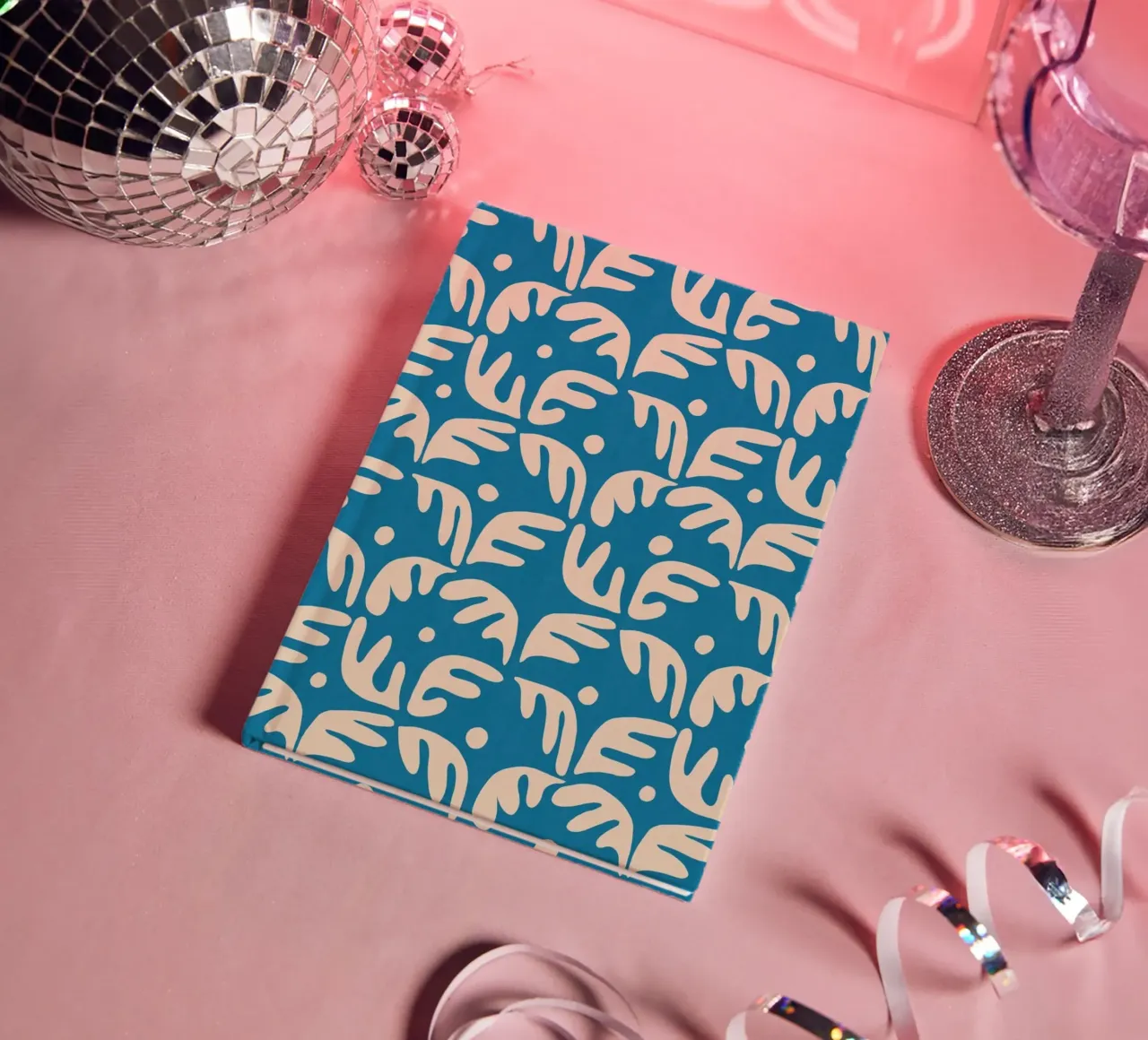 Cyano Pattern No 04 carnet de notes de treechild