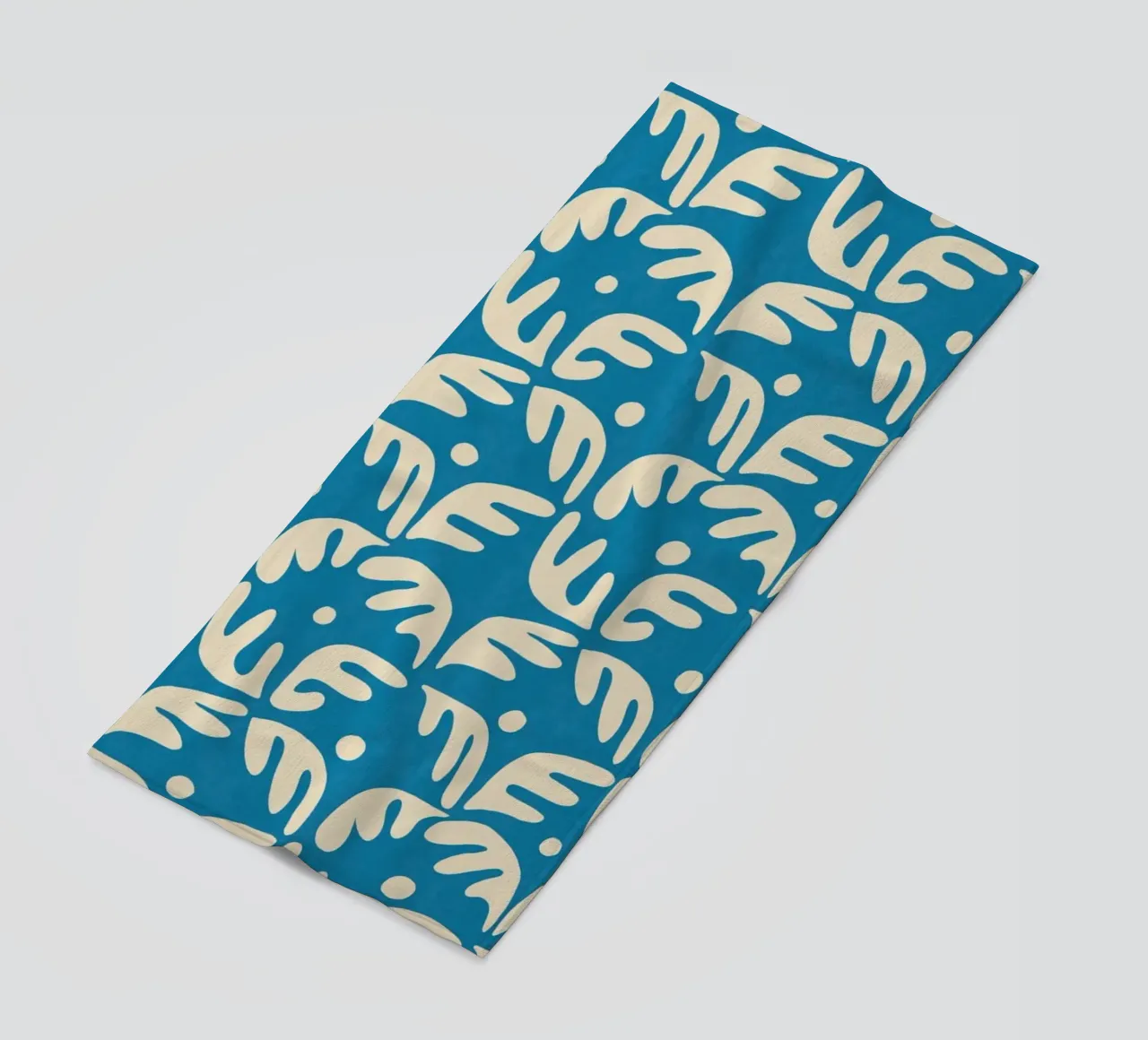 Cyano Pattern No 04 telo mare da treechild