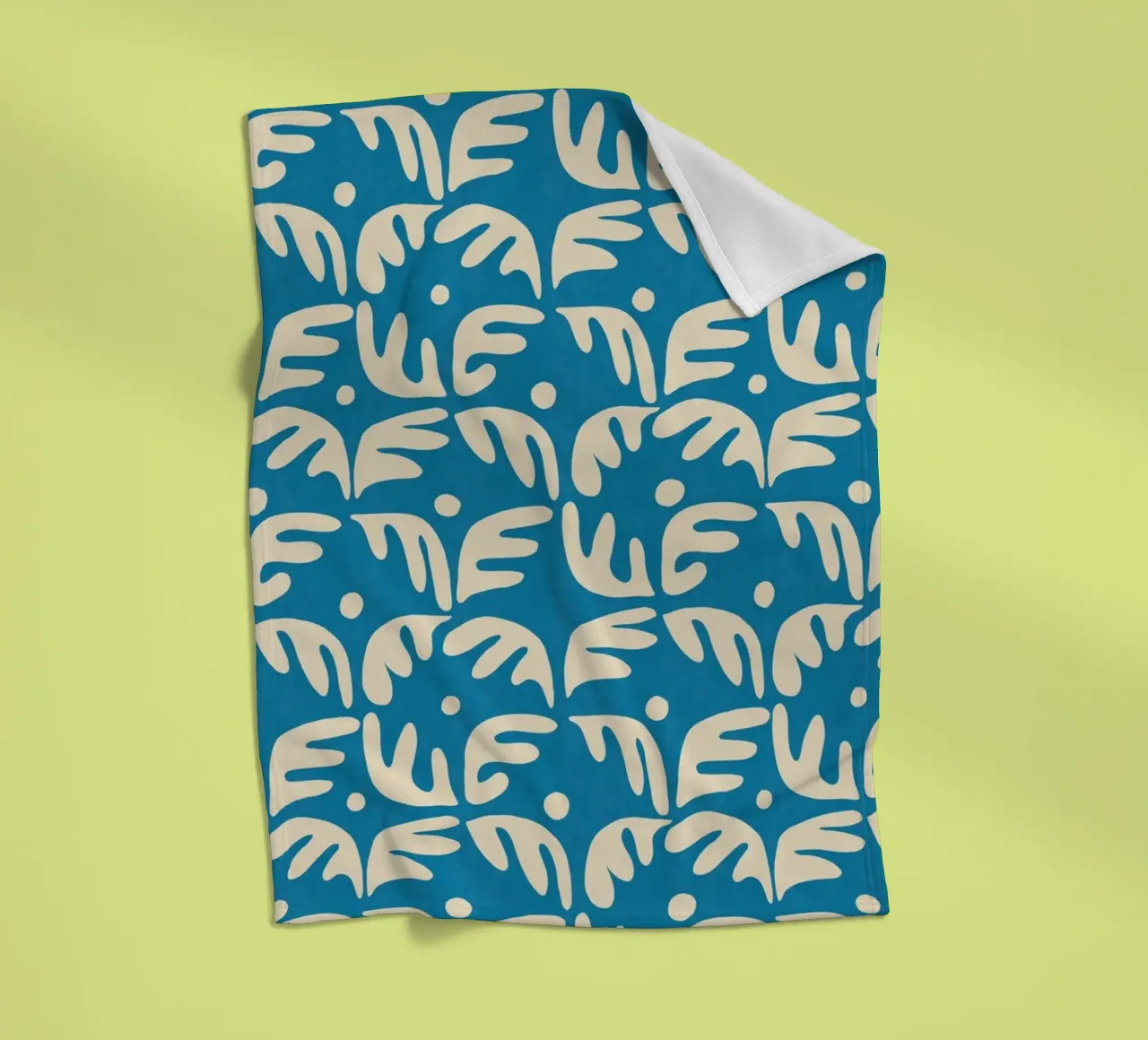 Cyano Pattern No 04 fleecedeken van treechild