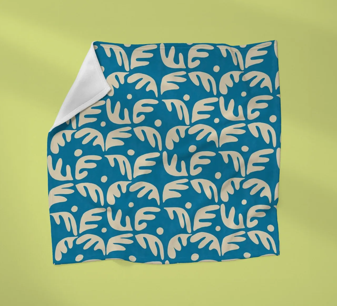 Cyano Pattern No 04 fleecedeken van treechild
