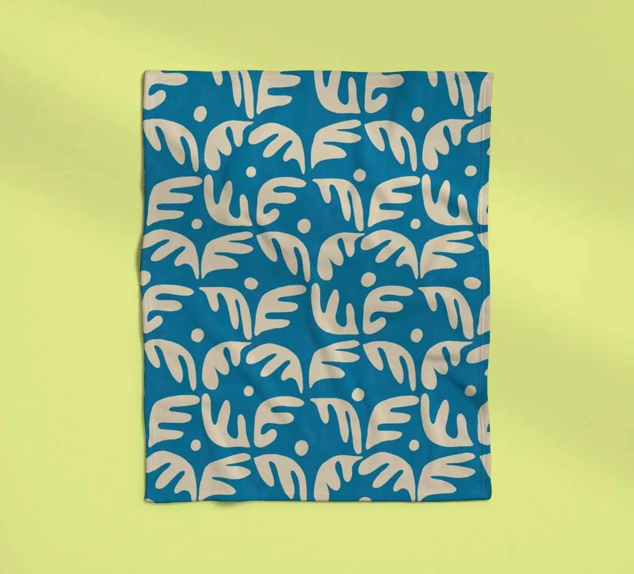 Cyano Pattern No 04 fleecedeken van treechild