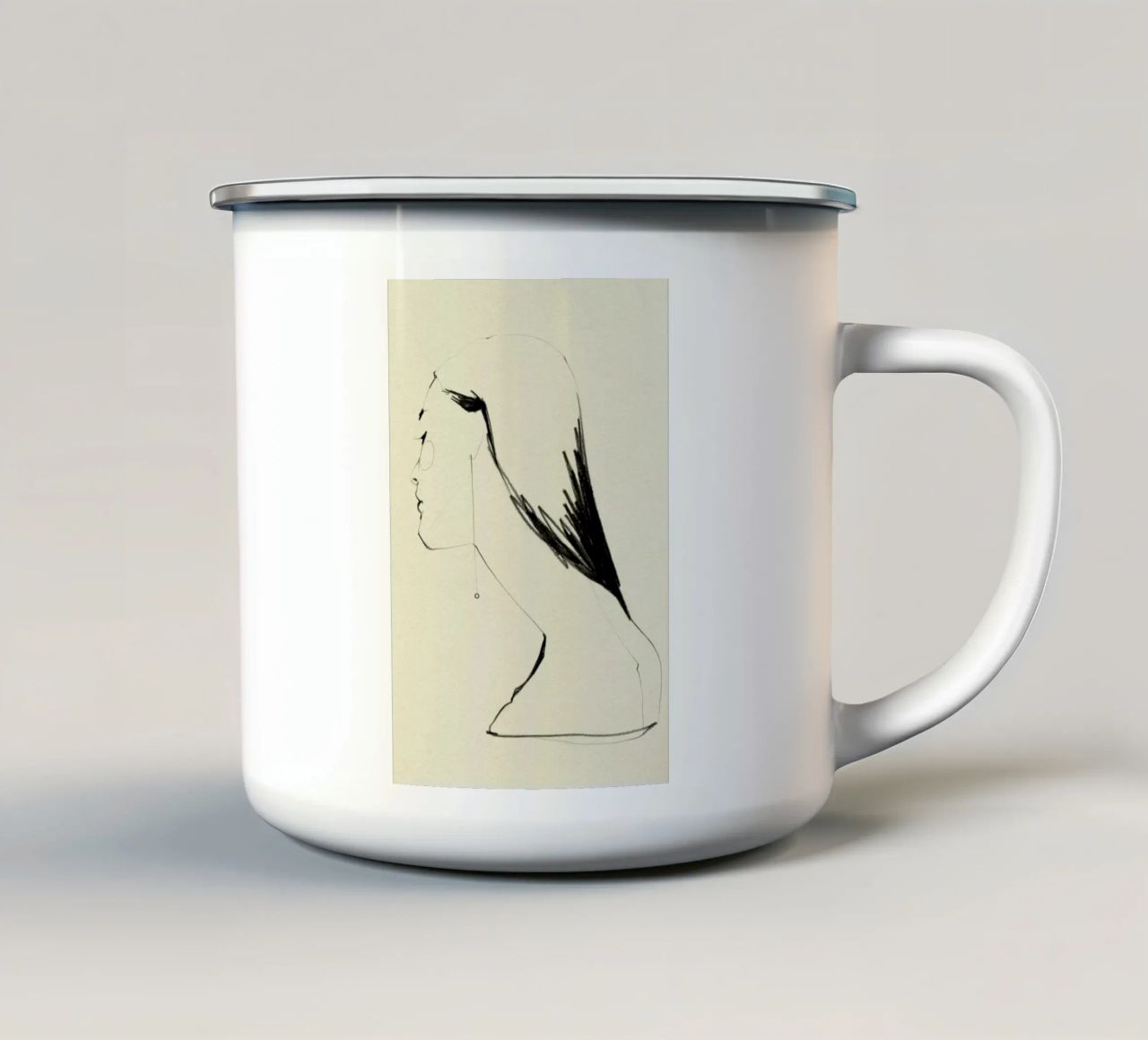 Pearl tazza in smalto da Ekaterina Koroleva