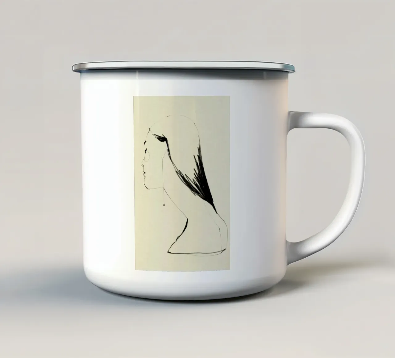Pearl tazza in smalto da Ekaterina Koroleva