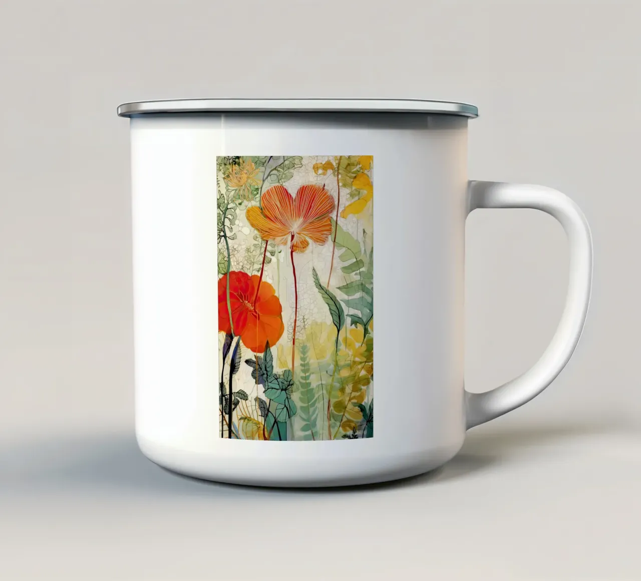 Arte da parete di Imagine tazza in smalto da Imagine