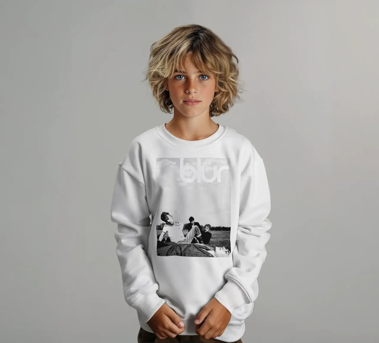 sfocatura della band art felpa bambino da vanhesling