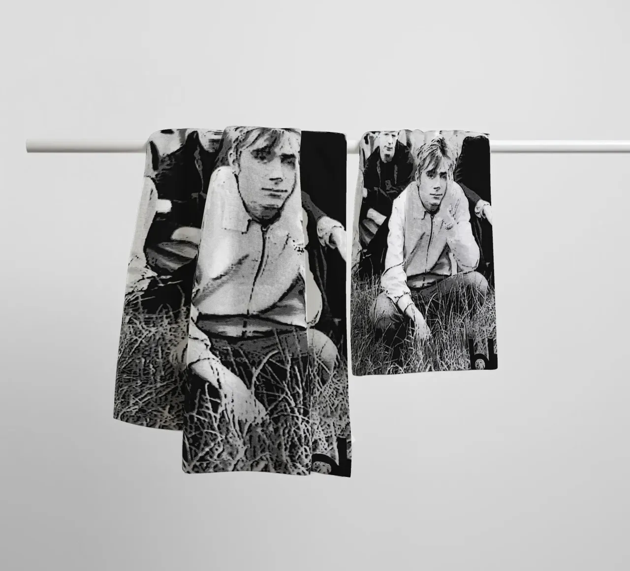 sfocatura della band art asciugamano da bagno da vanhesling