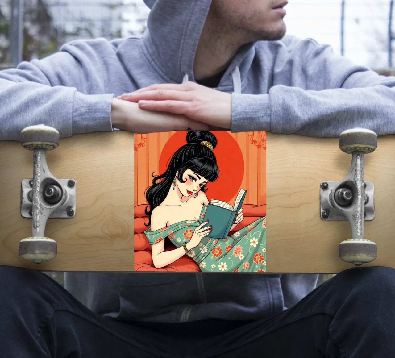 Japanese Goddess sticker by van hellen