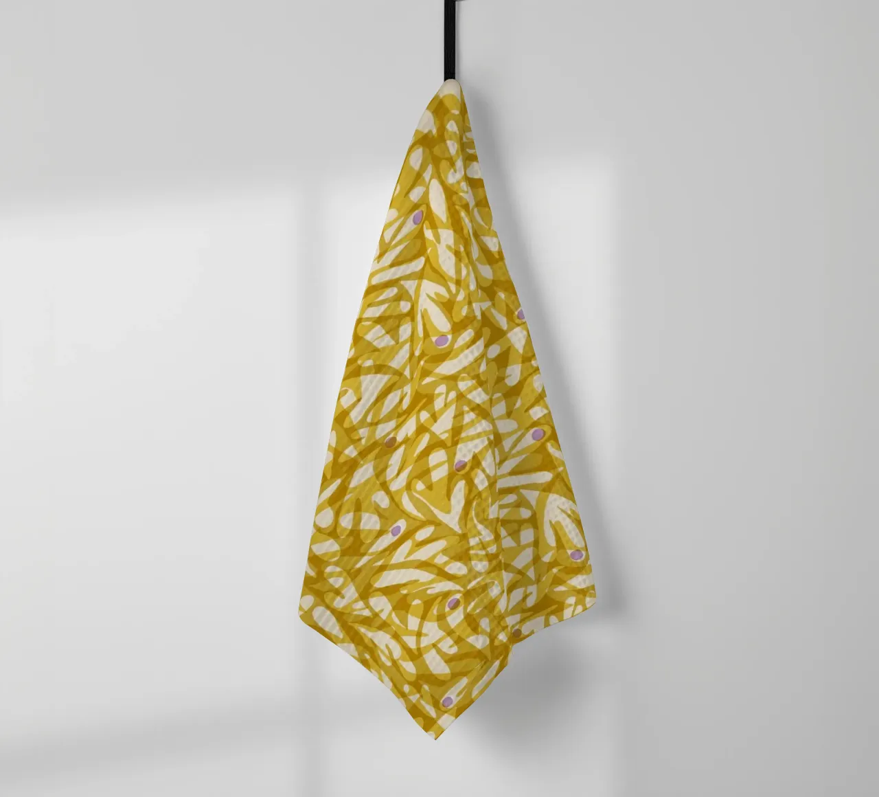 Cyano Pattern No 05 Geschirrtuch von treechild