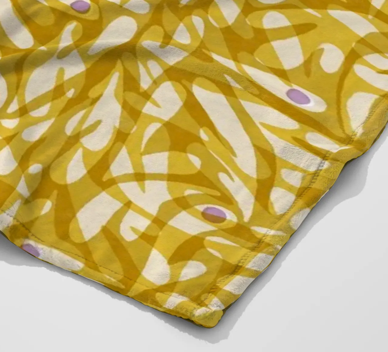 Cyano Pattern No 05 Fleecedecke von treechild